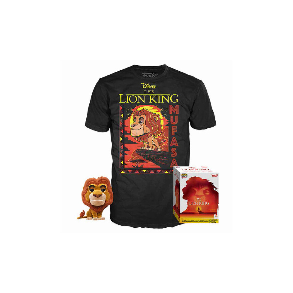 Set figura POP & Tee Disney El Rey Leon Mufasa