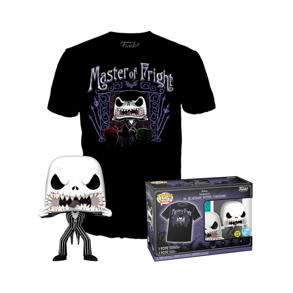 Set figura POP & Tee Disney Pesadilla Antes de Navidad Jack Skellington Exclusive
