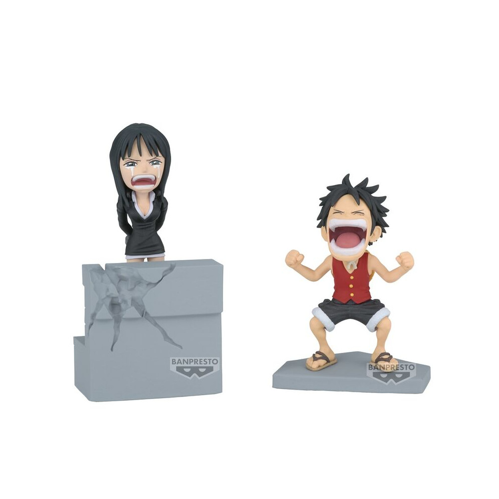 Figura Luffy & Nico Robin World Collectable One Piece 10cm