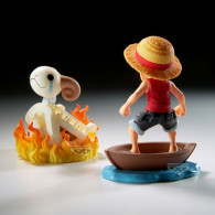 Figura Luffy & Going Merry Log Stories One Piece 8cm