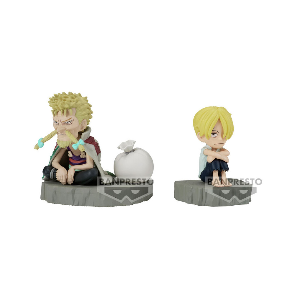 Figura Sanji & Zeff World Collectable Stories One Piece 6cm