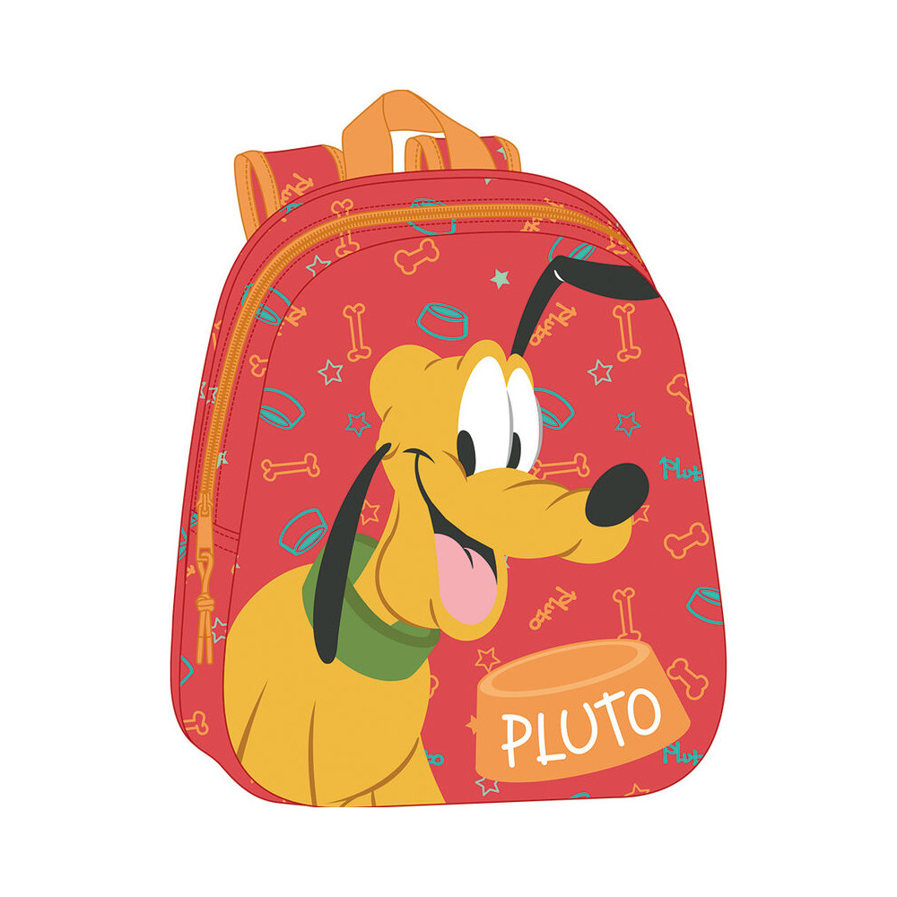Mochila 3D Pluto Disney 33cm