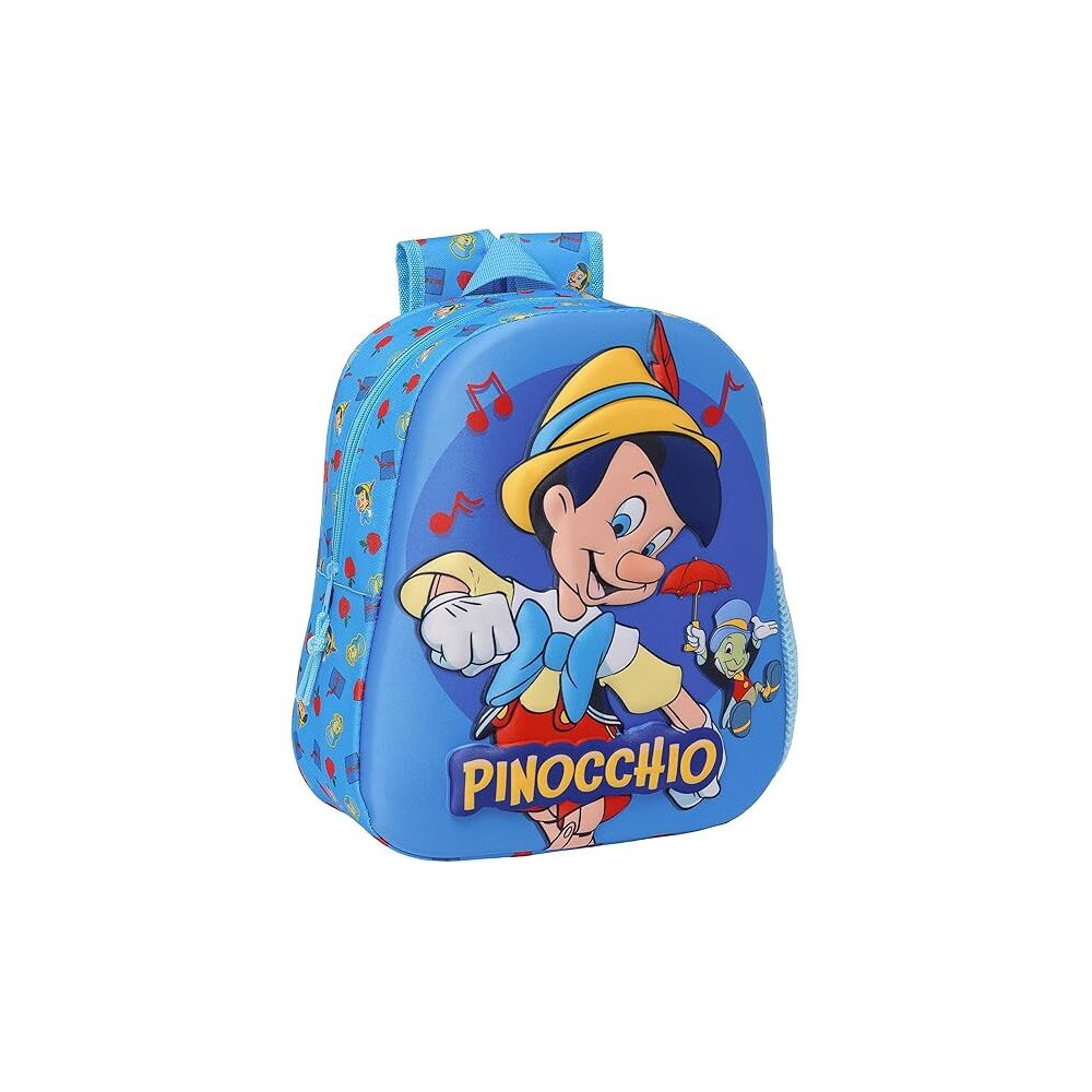 Mochila 3D Pinocho Disney 33cm