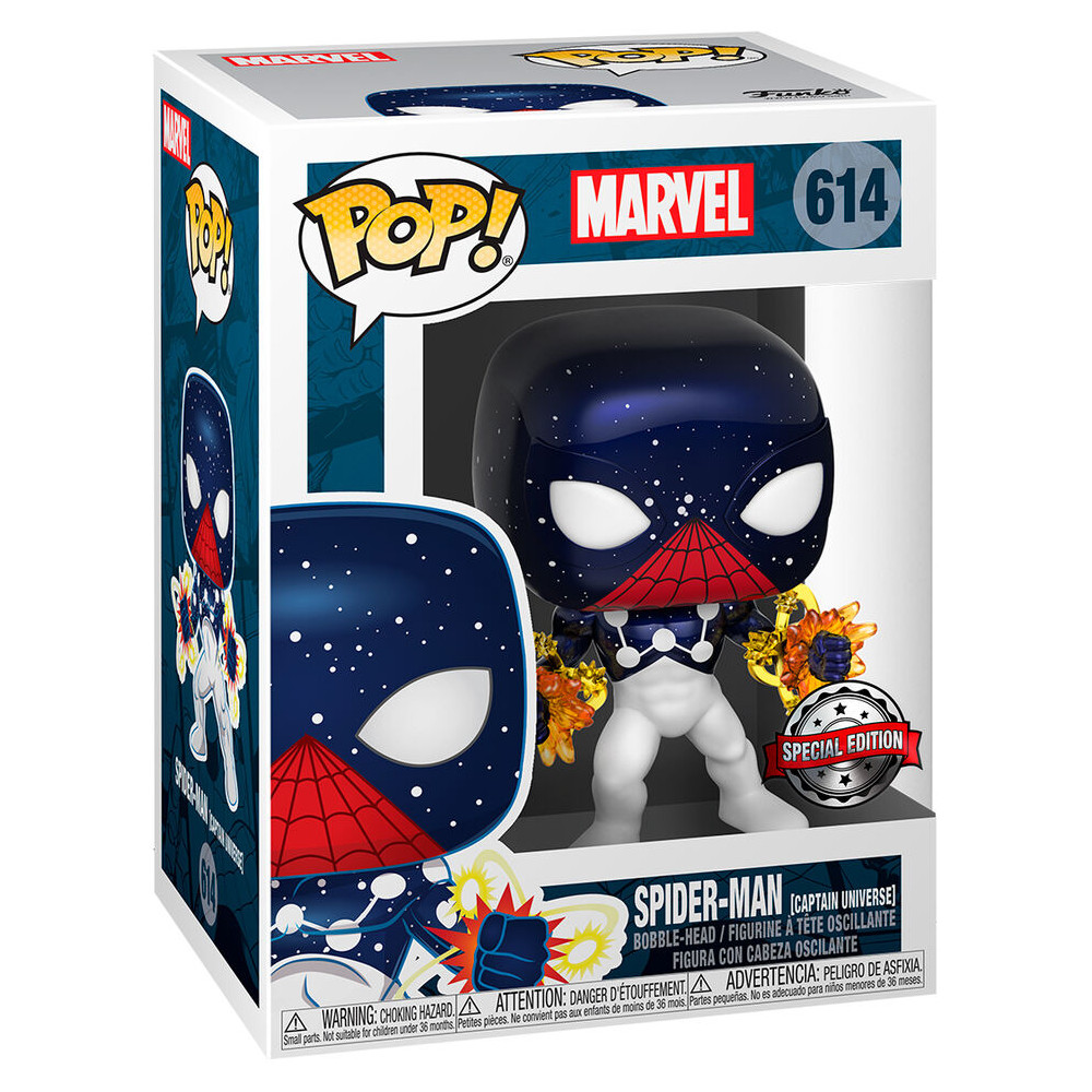 Figura POP Marvel Spider-Man Captain Universe Exclusive