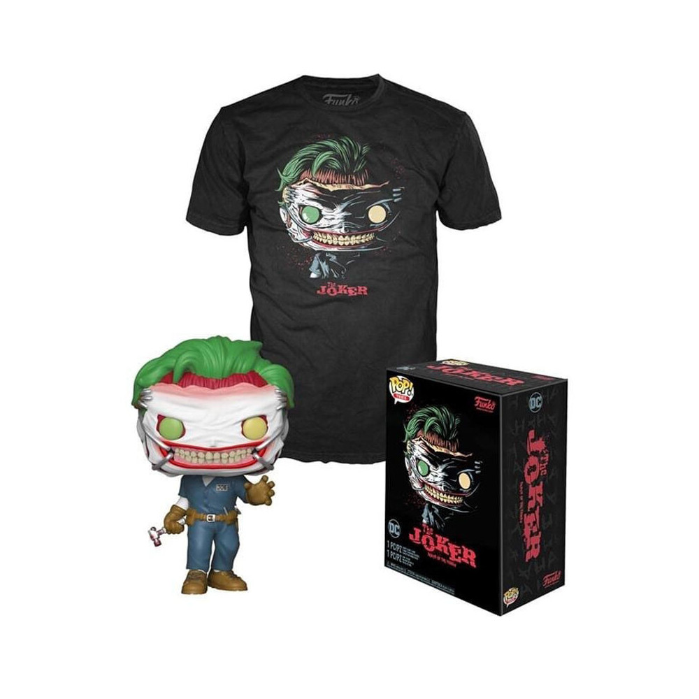 Set figura POP & Tee DC Comics The Joker Exclusive M