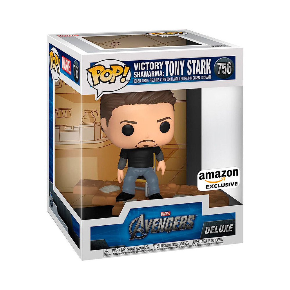 Figura POP Deluxe Marvel Los Vengadores Avengers Tony Stark Exclusive