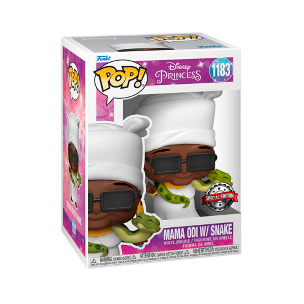 Figura POP Disney Tiana y el Sapo Mama Odi Snake Exclusive