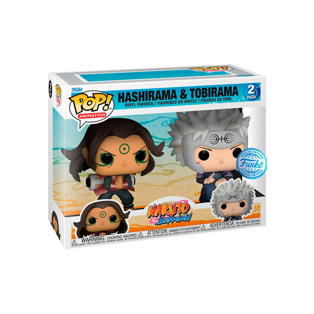 Blister 2 figuras POP Naruto Shippuden Hashirama & Tobirama Exclusive