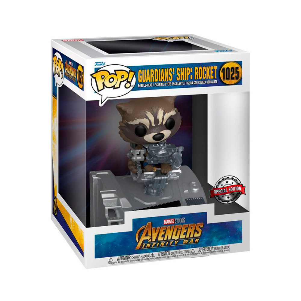 Figura POP Deluxe Marvel Guardianes de la Galaxia Guardians Ship Rocket Exclusive
