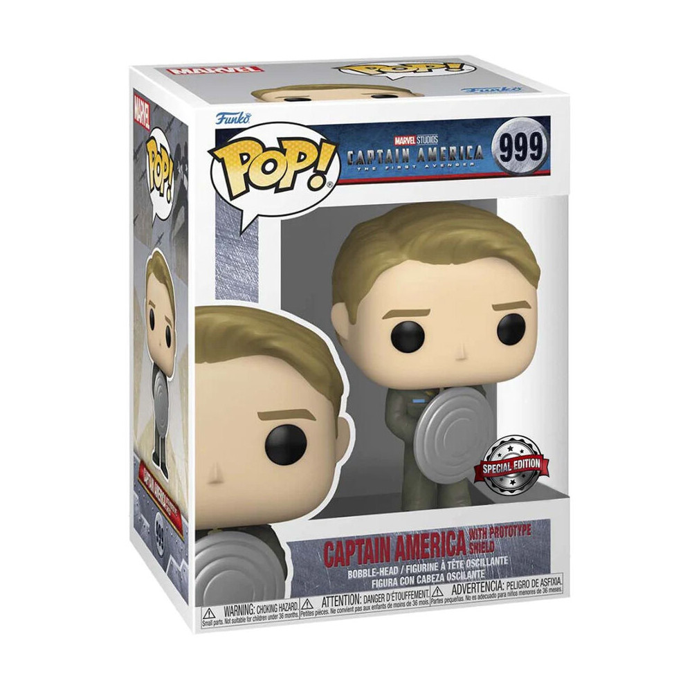 Figura POP Marvel Captain America - Captain America Exclusive
