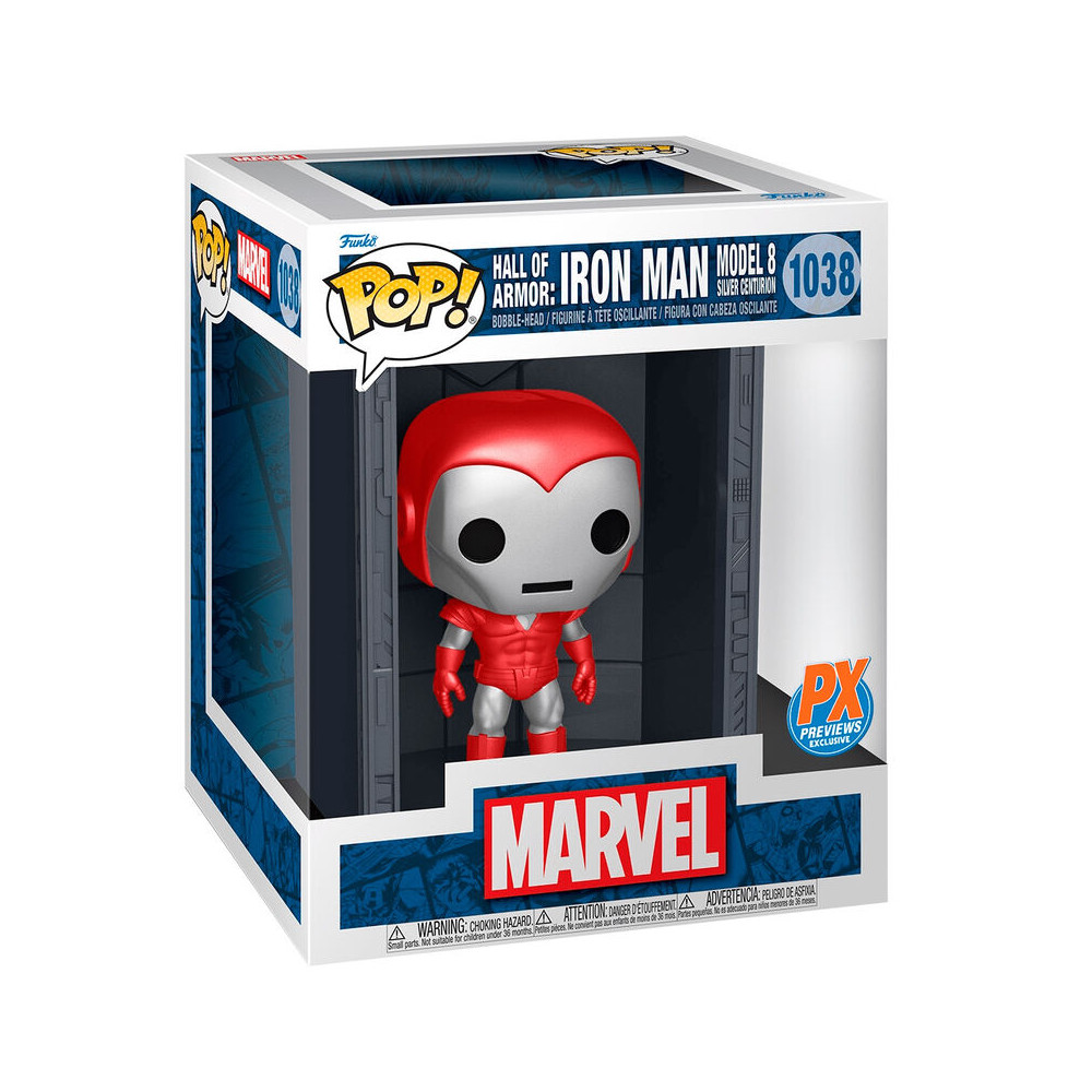 Figura POP Deluxe Marvel Hall of Armor Iron Man Model 8 Exclusive