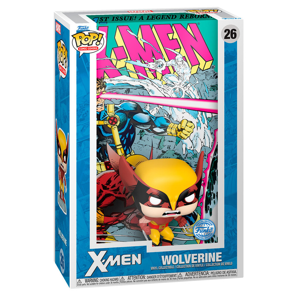 Figura POP Comic Cover Marvel X-Men Wolverine Exclusive