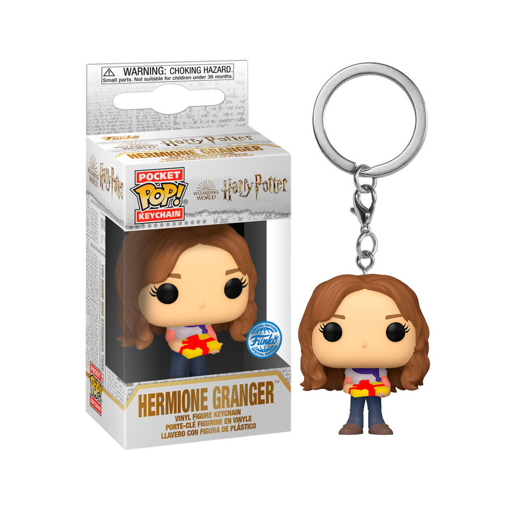 Llavero Pocket POP Harry Potter Holiday Hermione Exclusive