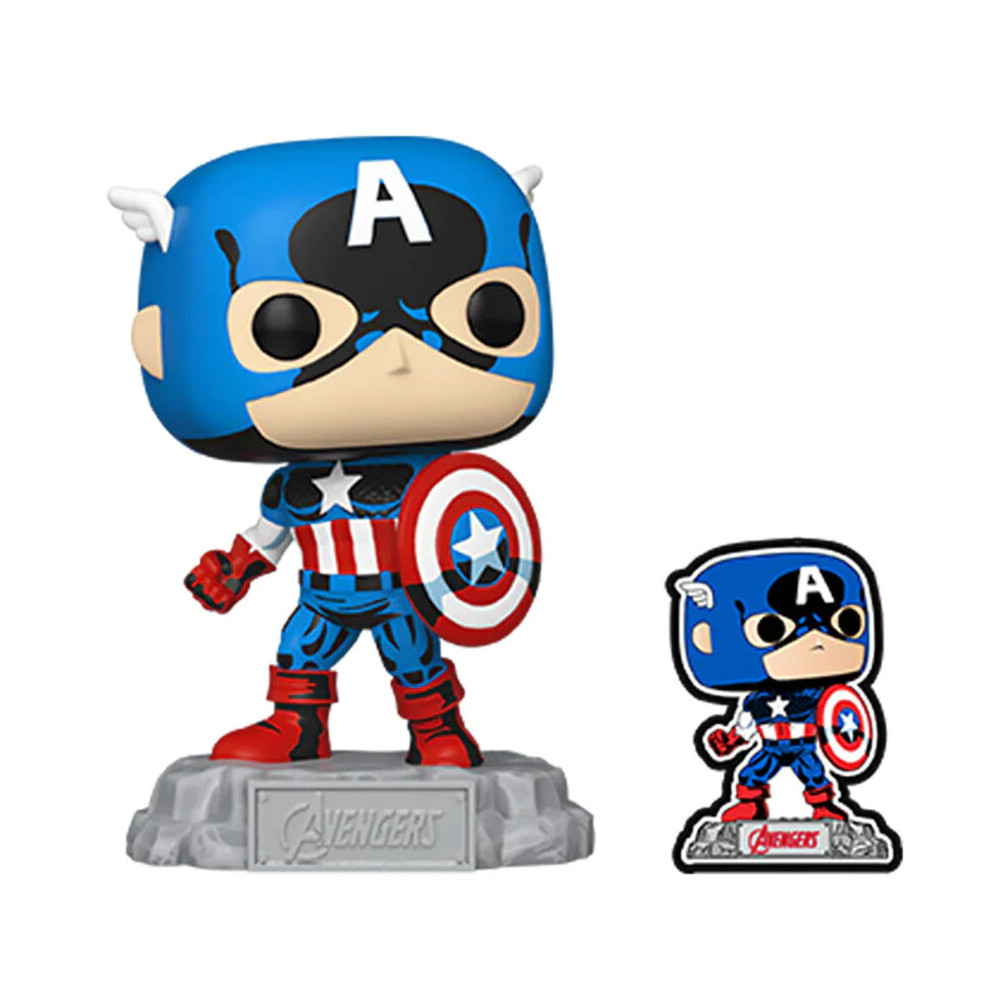 Figura POP Marvel Los Vengadores Avengers Captain America Exclusive