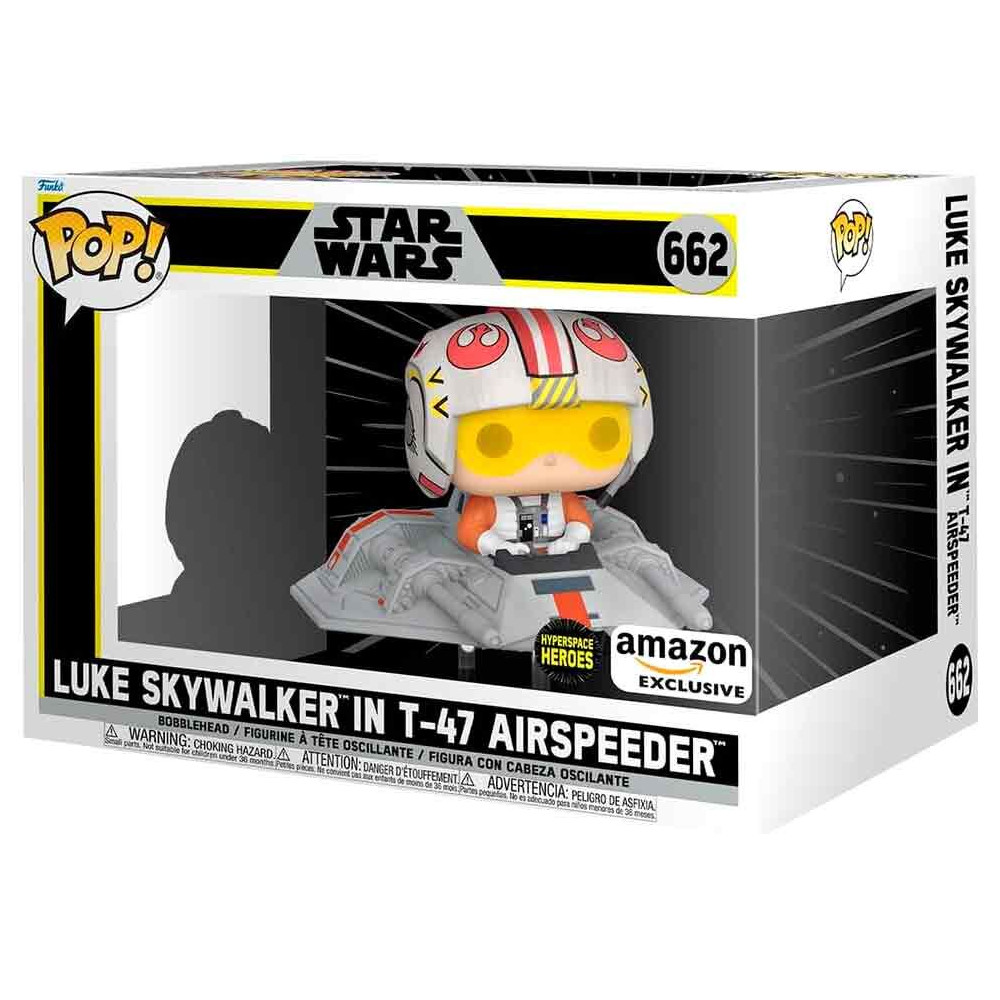 Figura POP Rides Star Wars Luke Skywalker in T-47 Airspeeder Exclusive