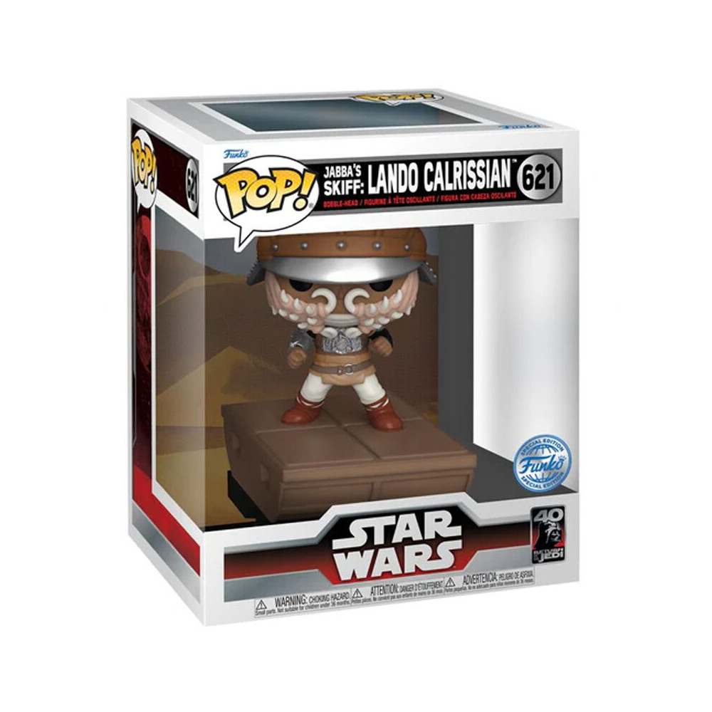 Figura POP Deluxe Star Wars Jabba Skiff Lando Calrissian Exclusive