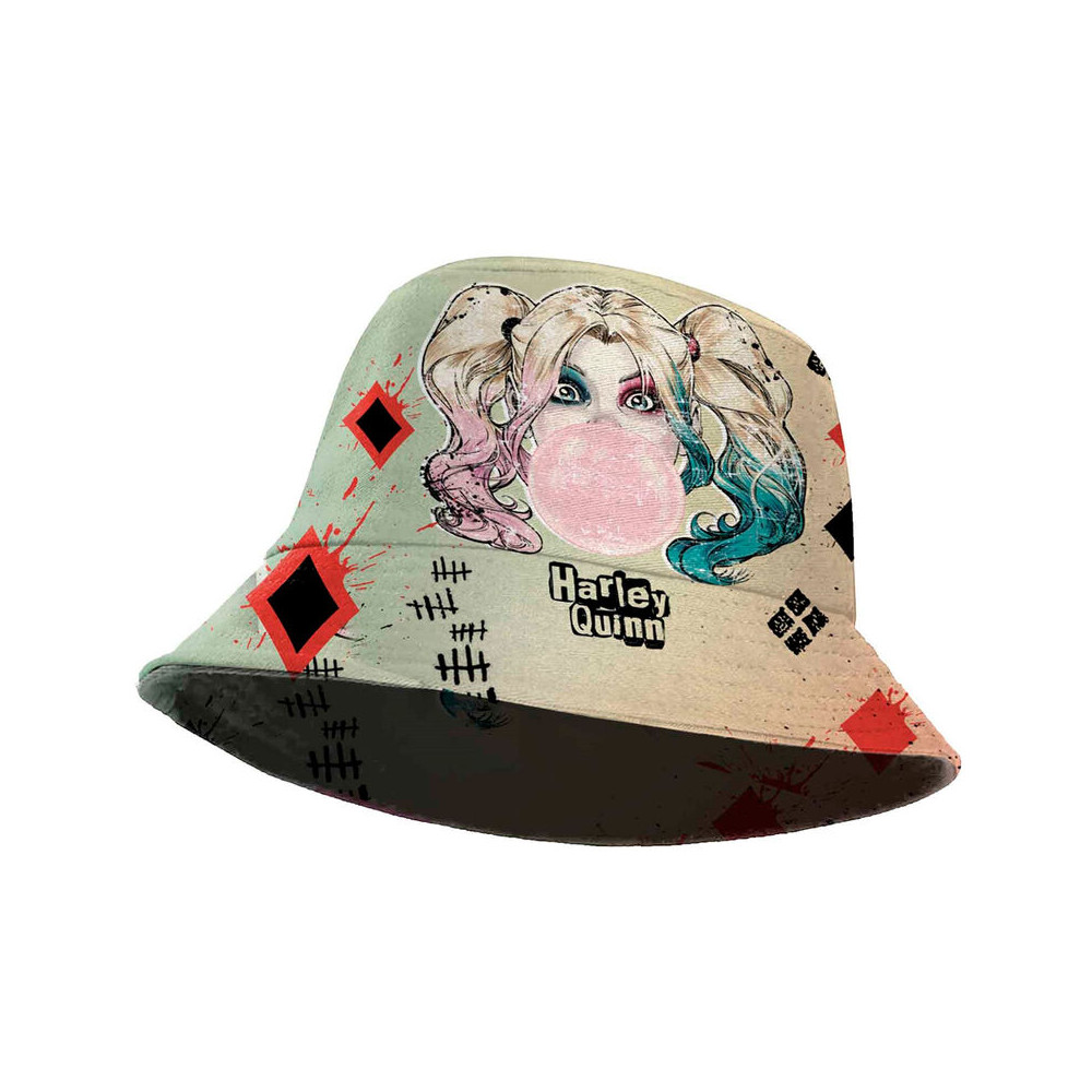 Gorro pescador Harley Quinn DC Comics infantil