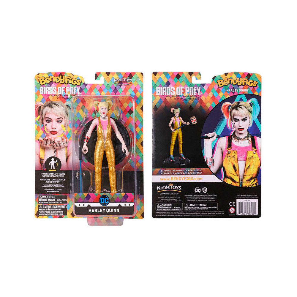 Figura Maleable Bendyfigs Harley Quinn DC Comics 19cm