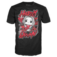 Set figura POP & Tee DC Comics Harley Quinn XL