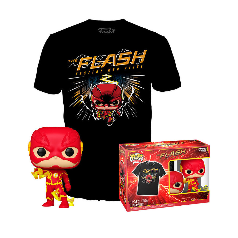 Set figura POP &38 Tee DC Comics The Flash