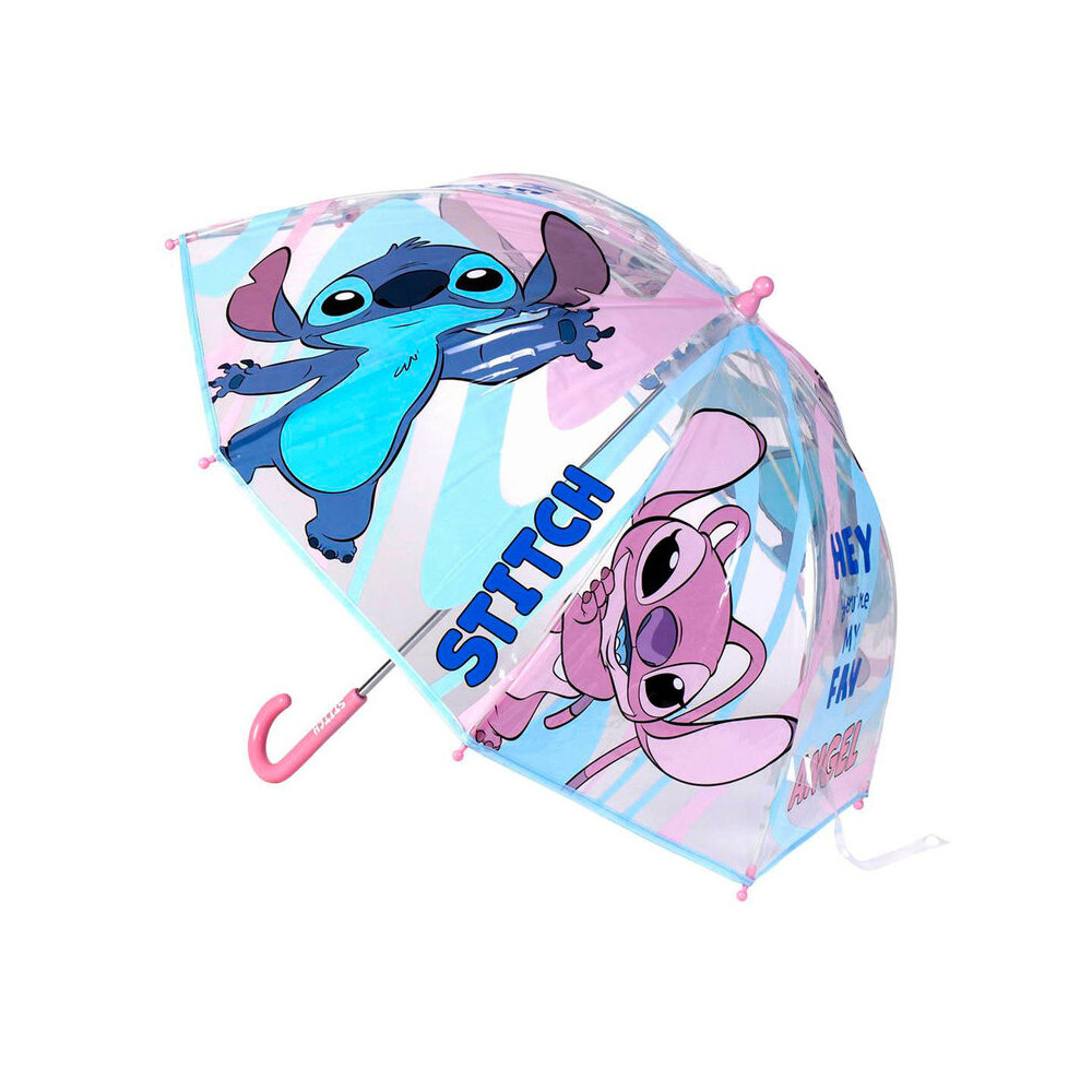 Paraguas manual burbuja Stitch Disney 45cm