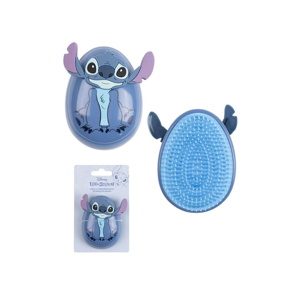 Cepillo pelo desenredante Stitch Disney
