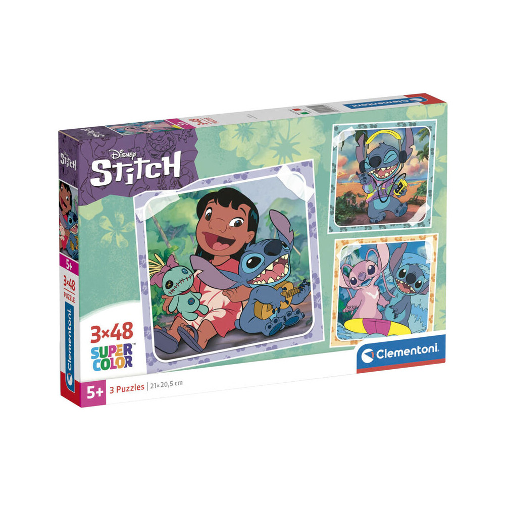 Puzzle Stitch Disney 3x48pzs