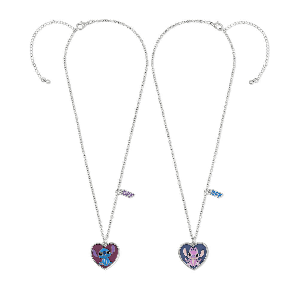 Set 2 Colgantes Angel &38 Stitch Disney