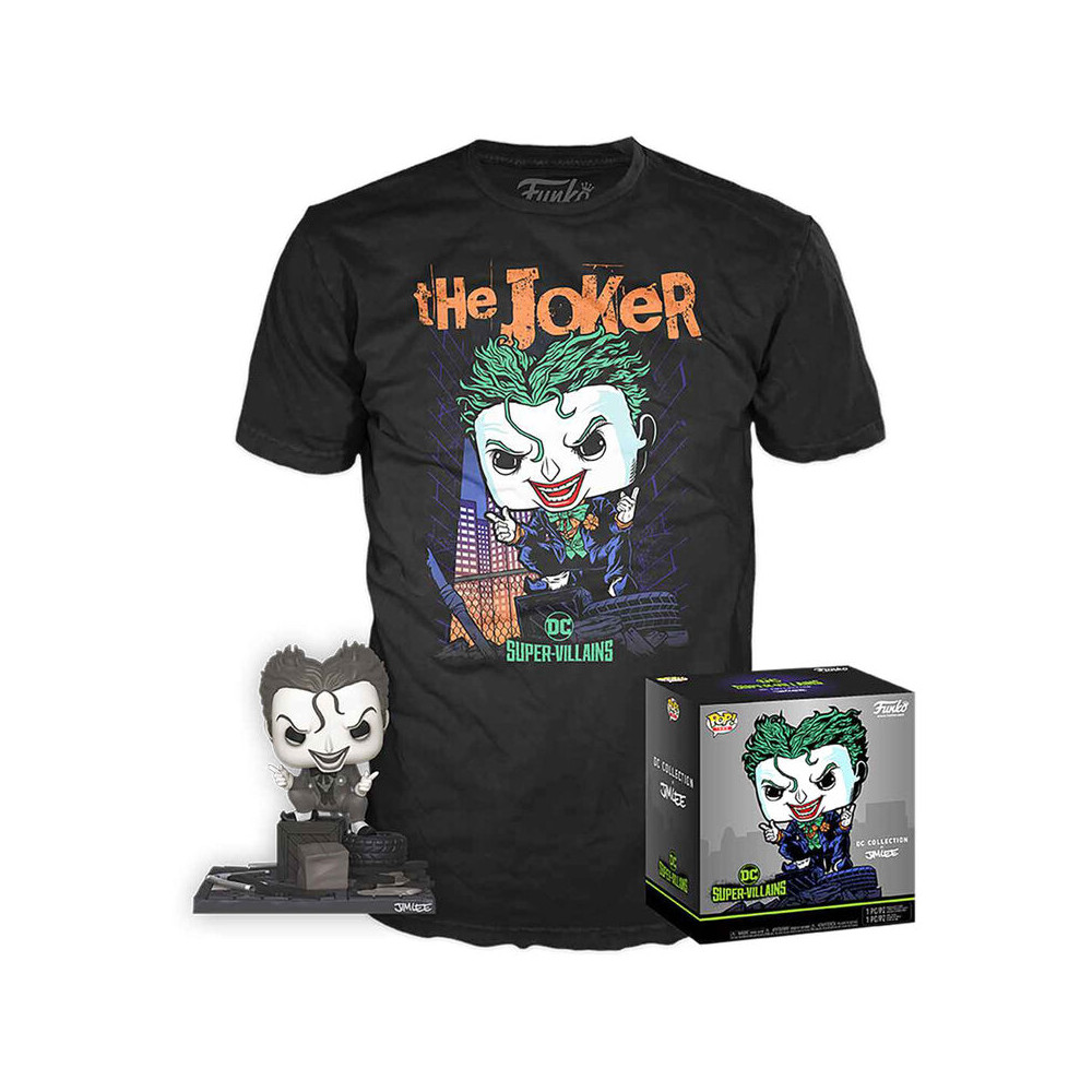 Set figura POP & Tee DC Comics Jim Lee Joker
