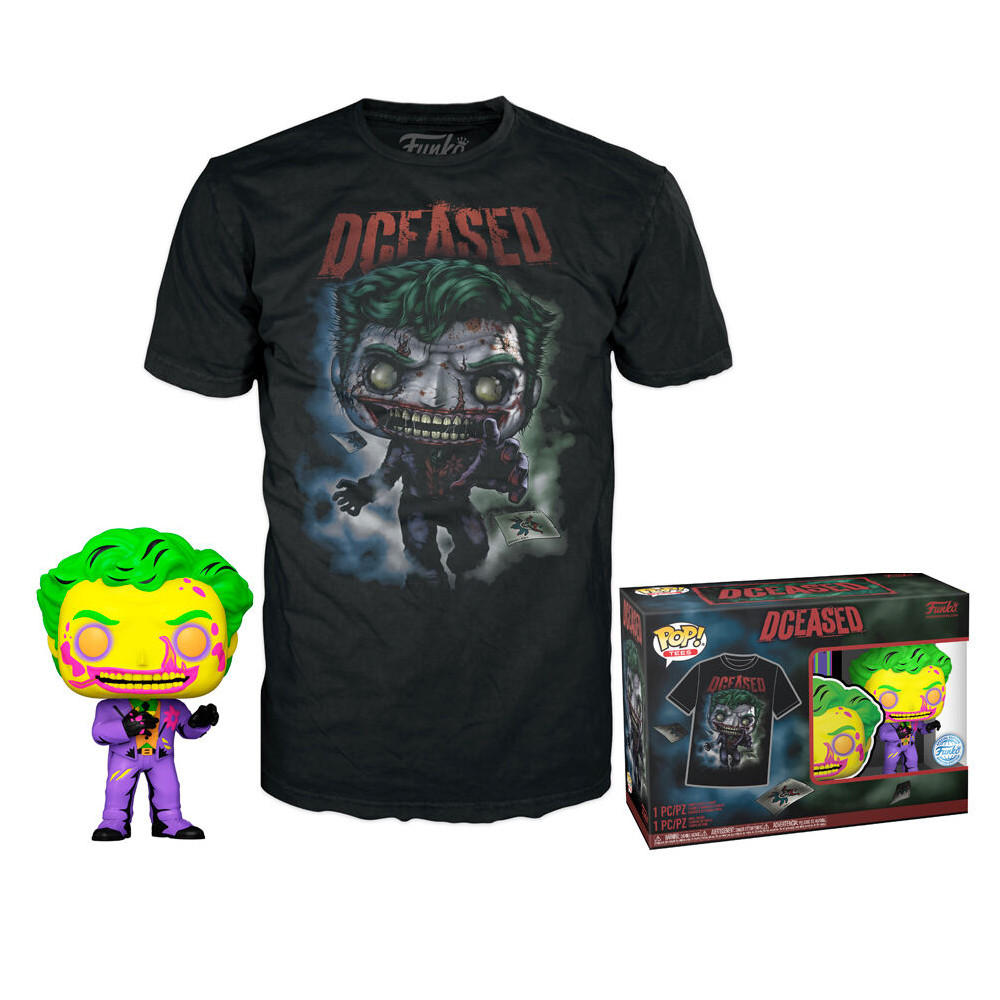 Set figura POP & Tee DC Comics Joker