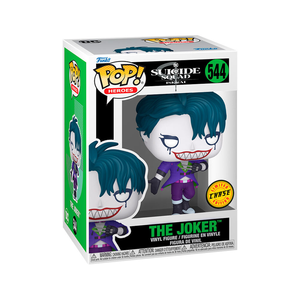 Figura POP DC Comics Escuadron Suicida Isekai The Joker Chase
