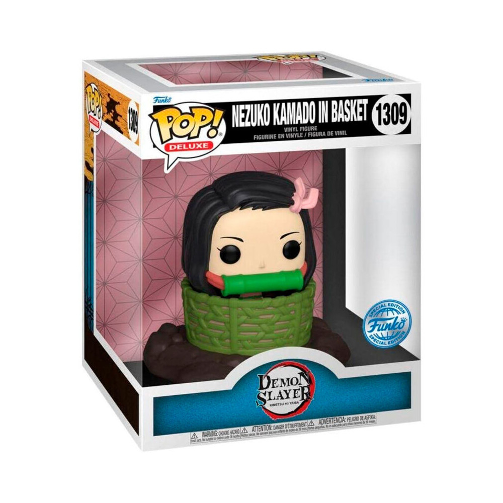 Figura POP Deluxe Demon Slayer Kimetsu no Yaiba Nezuko Kamado in Basket Exclusive