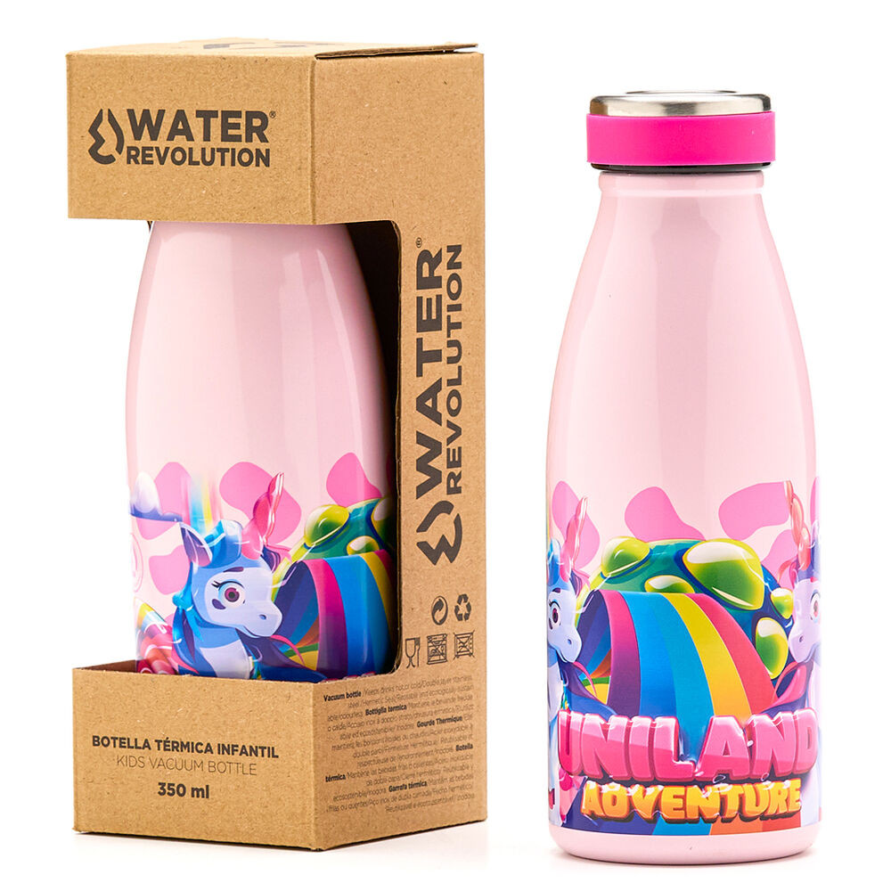 Botella Uniland termo 350ml Water Revolution