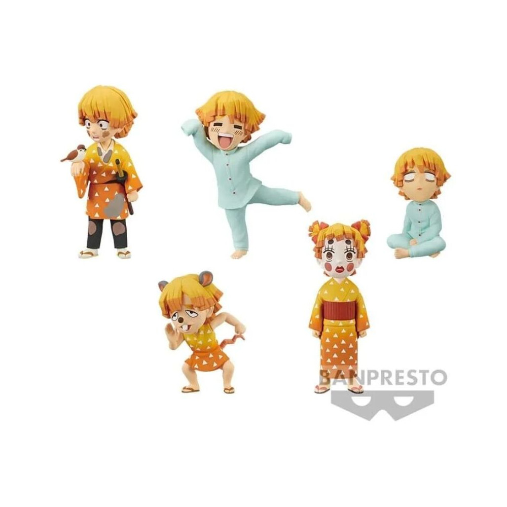 Figura Zenitsu Agatsuma World Collectable Demon Slayer Kimetsu No Yaiba 7cm surtido