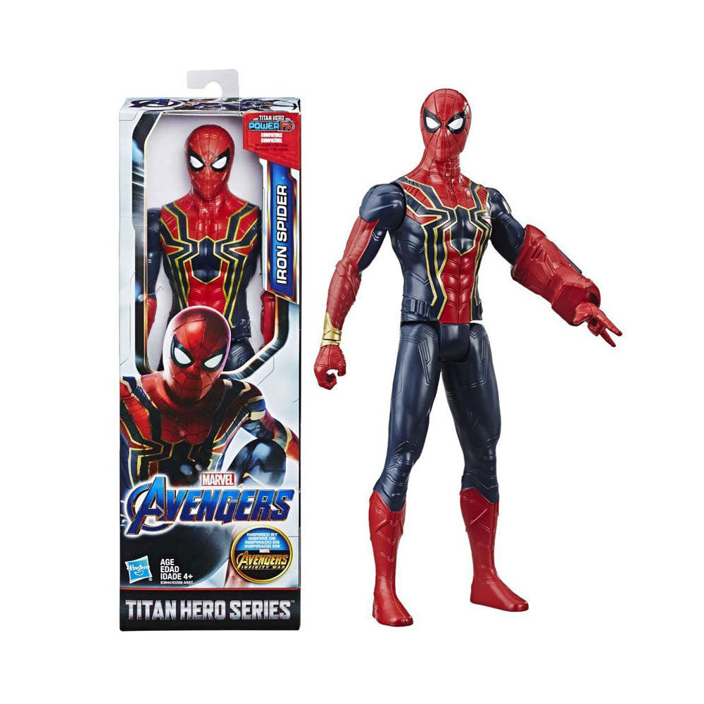 Figura Titan Hero Iron Spider Vengadores Avengers Marvel 30cm