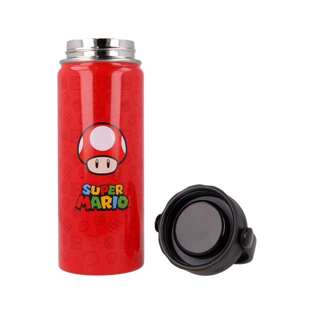 Botella termo acero inoxidable Super Mario Bros Nintendo 530ml
