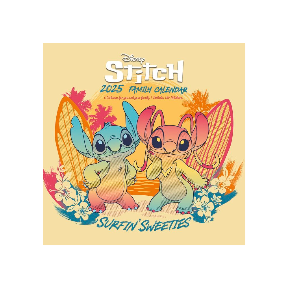 Calendario planificador familiar Stitch Disney