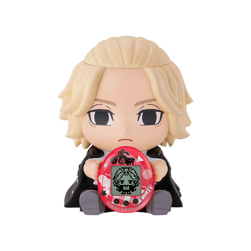Figura soporte Manjiro + Tamagotchi Hugmy Tokyo Revengers