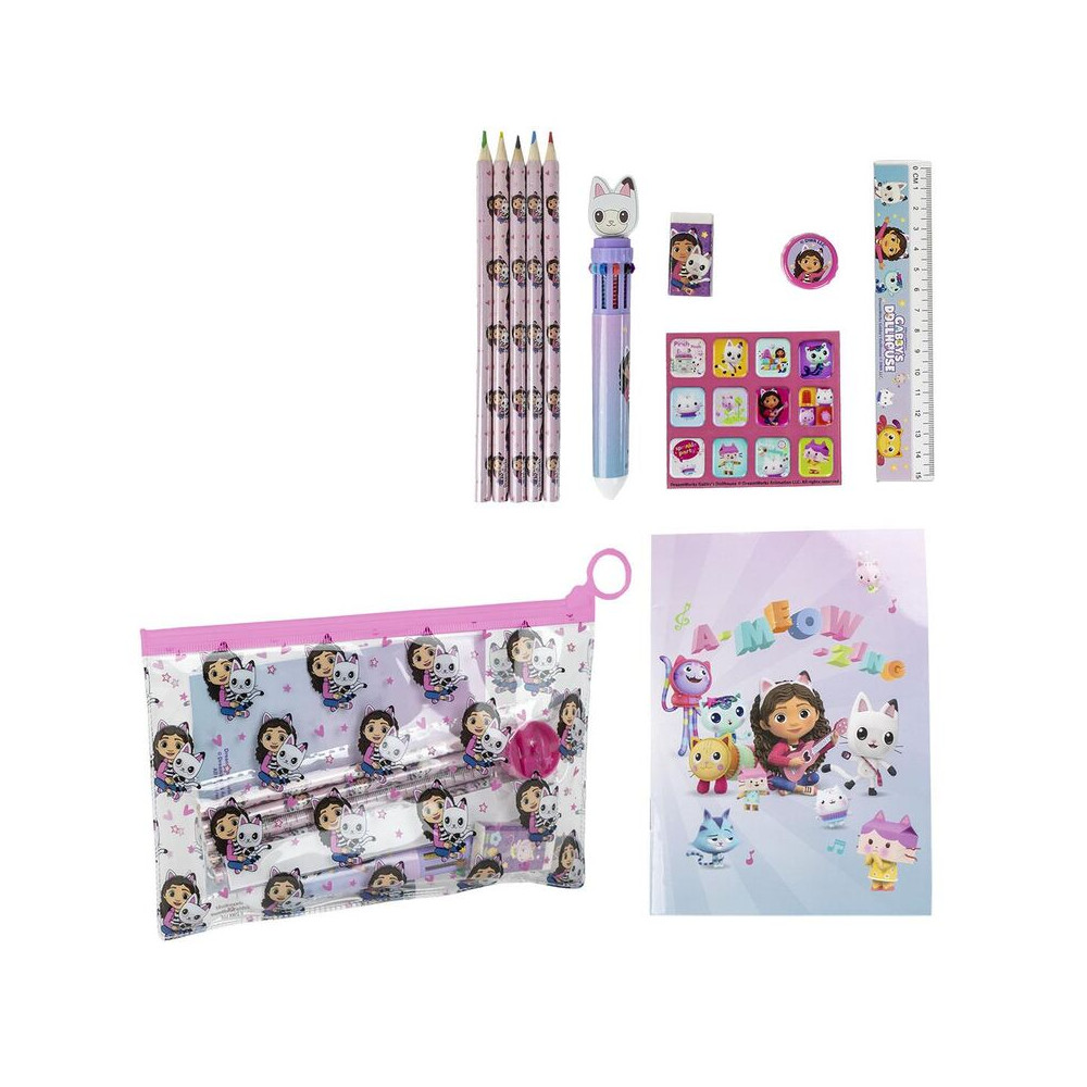 Set papeleria La Casa de Muñecas de Gabby