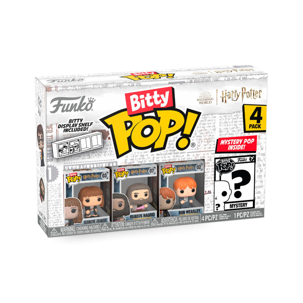 Blister 4 figuras Bitty POP Harry Potter Hermione