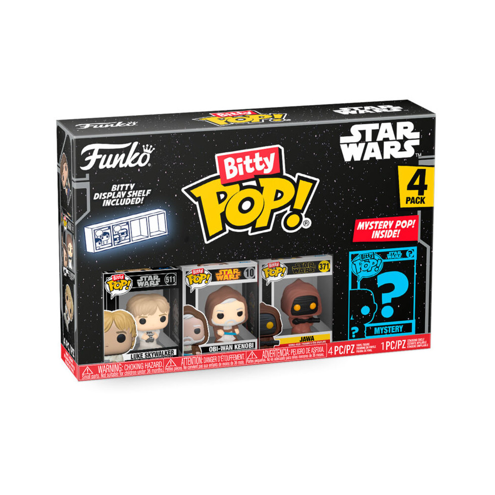 Blister 4 figuras Bitty POP Star Wars Luke
