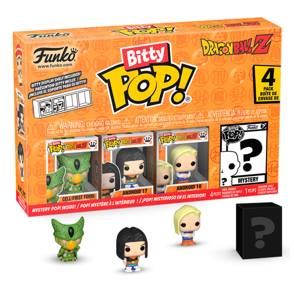 Blister 4 figuras Bitty POP Dragon Ball Z Frieza