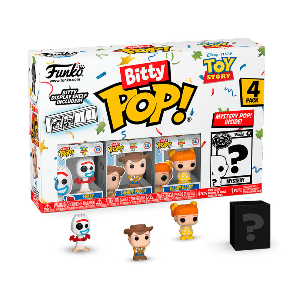 Blister 4 figuras Bitty POP Disney Toy Story Forky