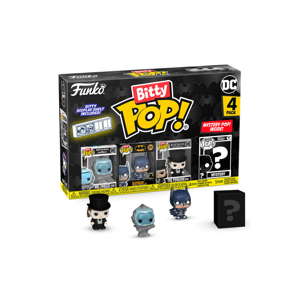 Blister 4 figuras Bitty POP DC Comics Batman 85th Anniversary Mr. Freeze