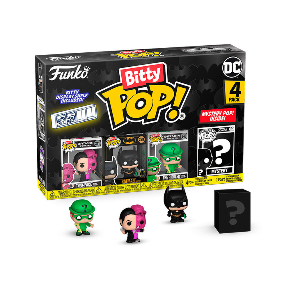 Blister 4 figuras Bitty POP DC Comics Batman 85th Anniversary Two-Face