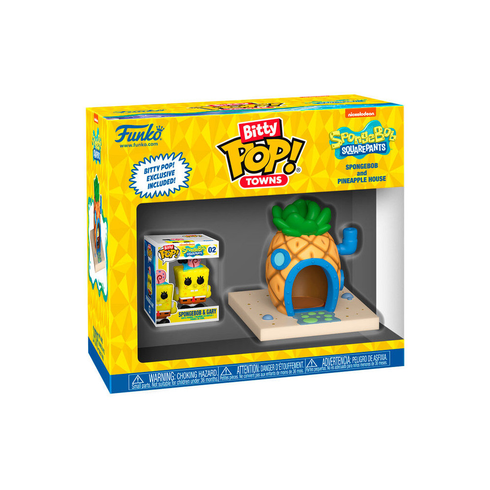 Figura Bitty POP Town Bob Esponja - Sponge Bob at Home