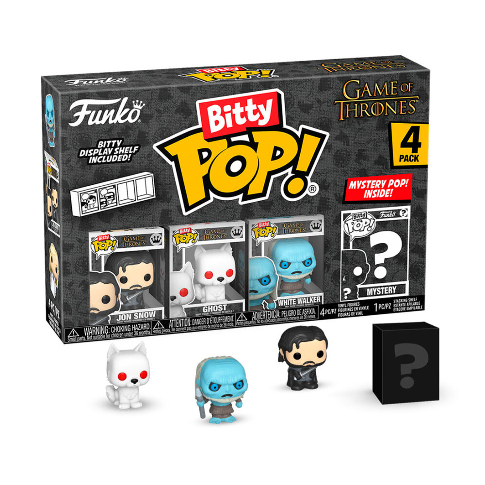 Blister 4 figuras Bitty POP Juego de Tronos Jon Snow
