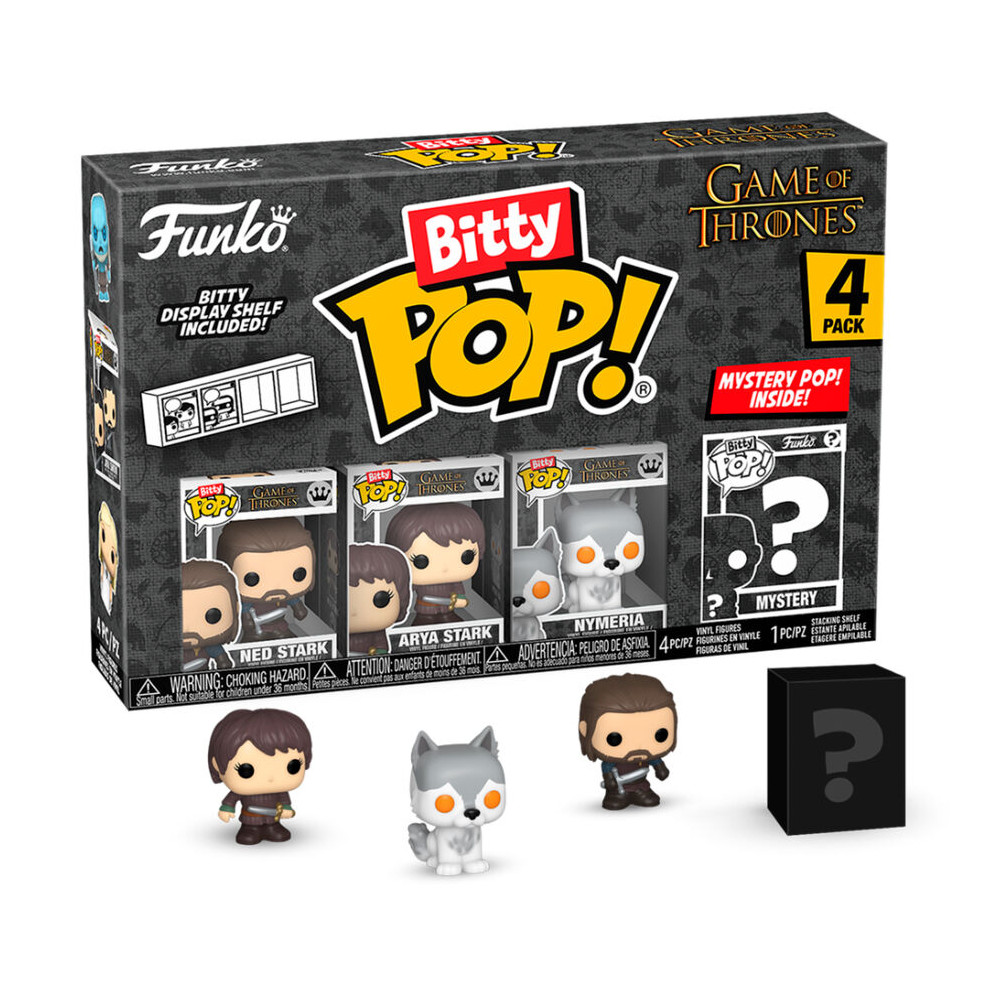 Blister 4 figuras Bitty POP Juego de Tronos Ned Stark