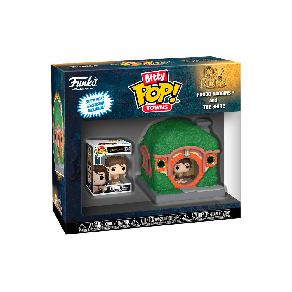 Figura Bitty POP Town El Señor de los Anillos Frodo Baggins and the Shire