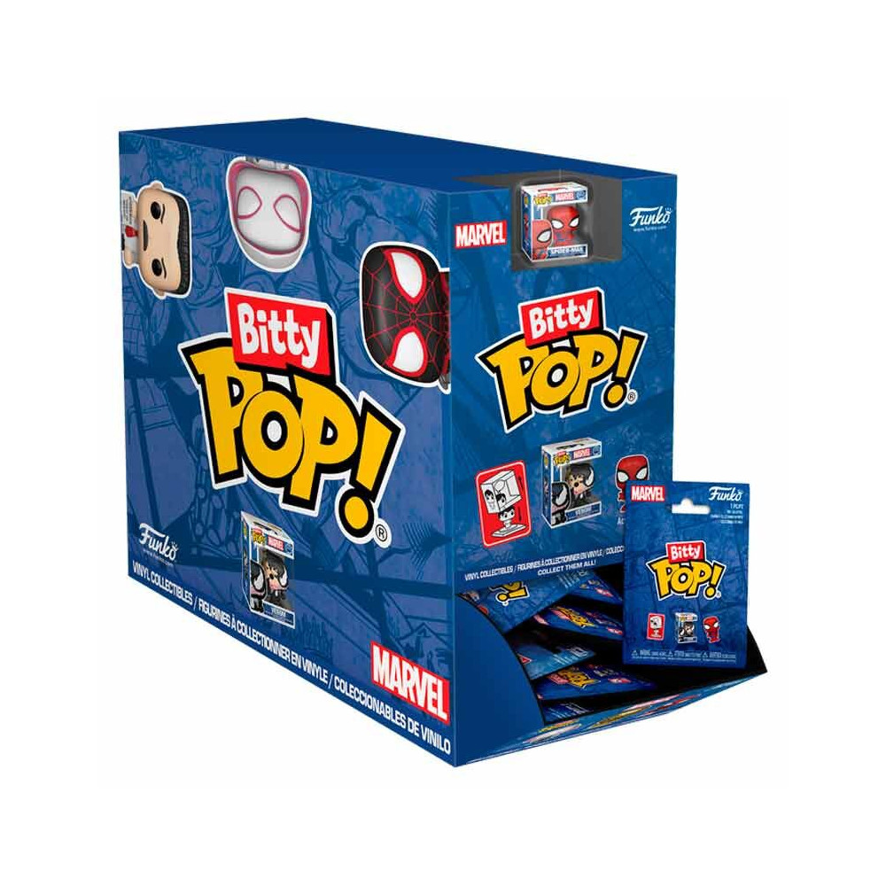Figura Mystery Bitty POP Marvel Spider-Man surtido